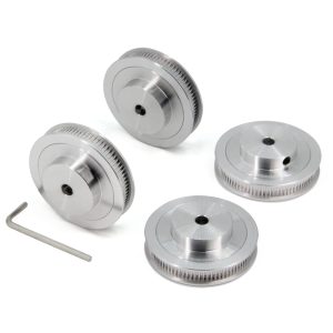 GT2 Timing Pulley Yeebyee Aluminum 80T 6.35mm Bore-0