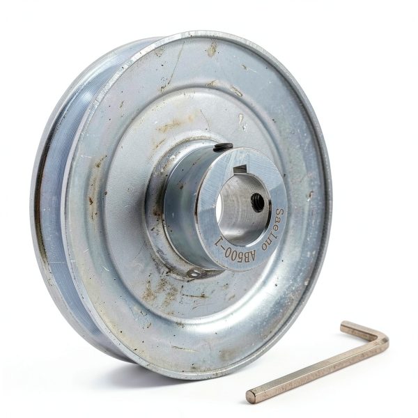 Saelno V-Belt Pulley 5 Inch Steel Zinc Plated Power-0