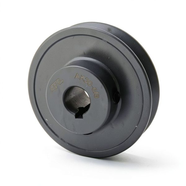 QWORK V-Belt Pulley Cast Iron 3 Inch Industrial Pulley-1