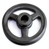 QWORK V-Belt Pulley Cast Iron Fixed Bore Industrial Use-5