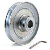 Saelno V-Belt Pulley 5 Inch Steel Zinc Plated Power-0
