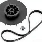 Salugre Washer Motor Pulley Kit 1/2 HP Belt Nut Replacement-0