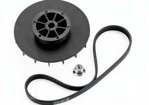 Salugre Washer Motor Pulley Kit 1/2 HP Belt Nut Replacement-0