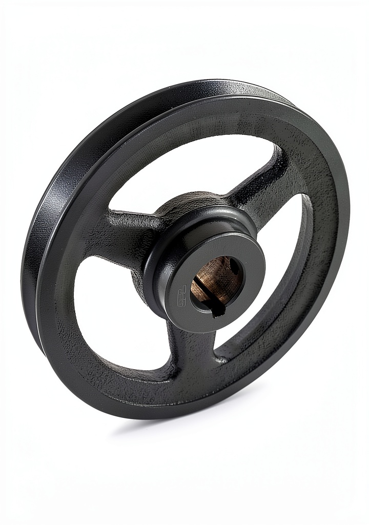 QWORK V-Belt Pulley mounted on industrial machinery