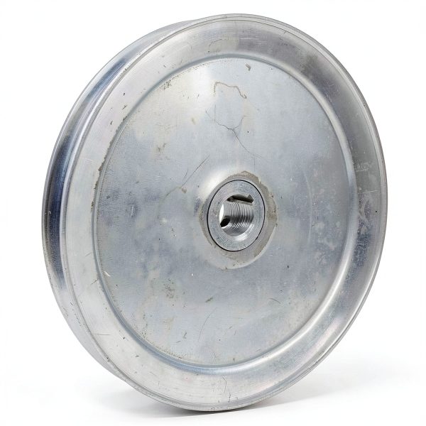 Saelno 8 Inch V-Belt Pulley Steel Zinc-Plated Power-3