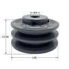 CMFG V-Belt Pulley Cast Iron 2 Groove Industrial Use-4
