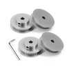 GT2 Timing Pulley Yeebyee Aluminum 80T 6.35mm Bore-3