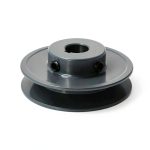 QWORK V-Belt Pulley Cast Iron 3 Inch Industrial Pulley-0