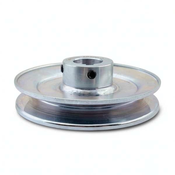 Saelno V-Belt Pulley 5 Inch Steel Zinc Plated Power-1