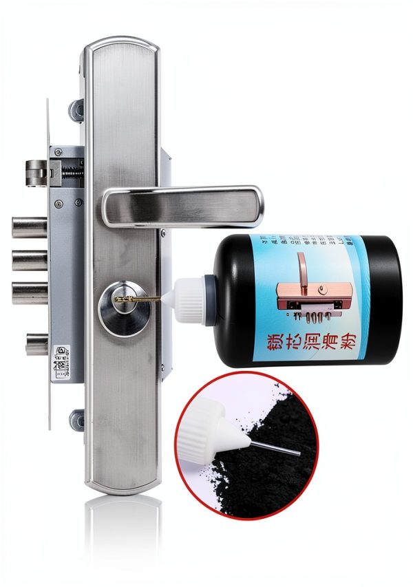 Generic Graphite Lock Lubricant 2 Pcs Spray Rust Free Smooth Operation-4