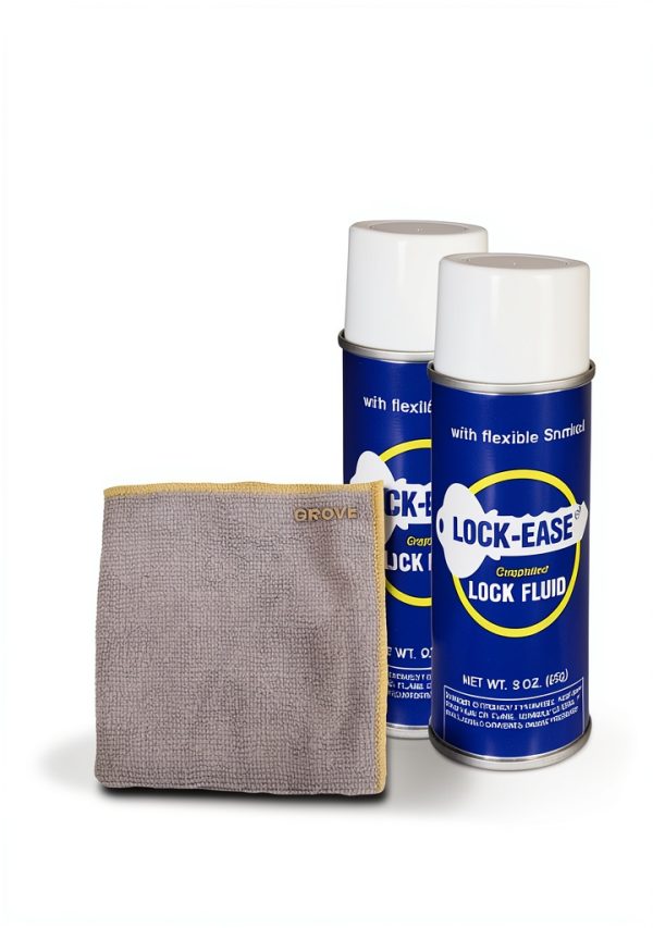 GROVE Lock-Ease Graphite Lubricant Spray 3oz Low Viscosity 6‑Pack-2