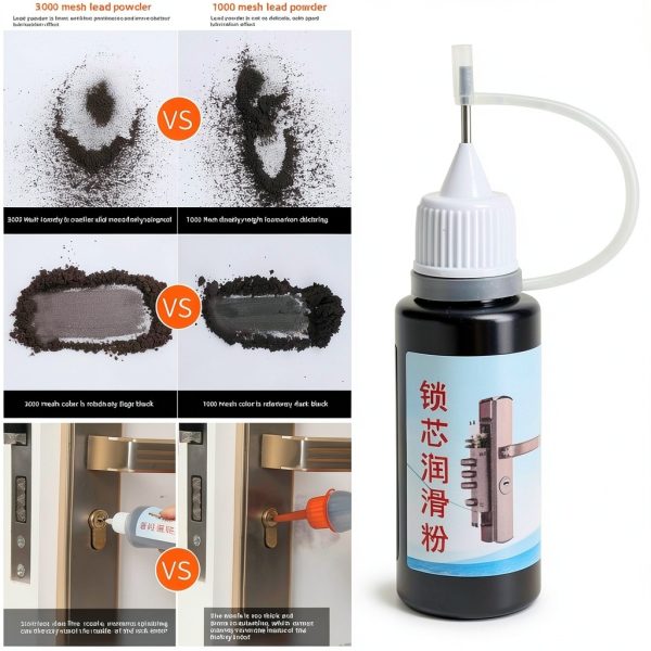 Graphite Lock Lubricant by Generic Dry Spray for Door Car Bike Locks-2