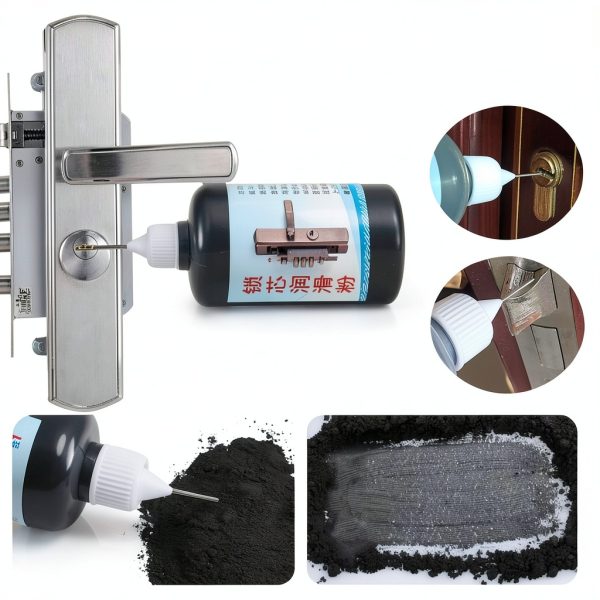 Generic Graphite Lock Lubricant 2 Pcs Spray Rust Free Smooth Operation-1