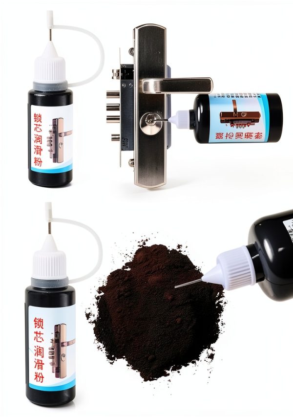 Generic Graphite Lock Lubricant 2 Pcs Spray Rust Free Smooth Operation-0