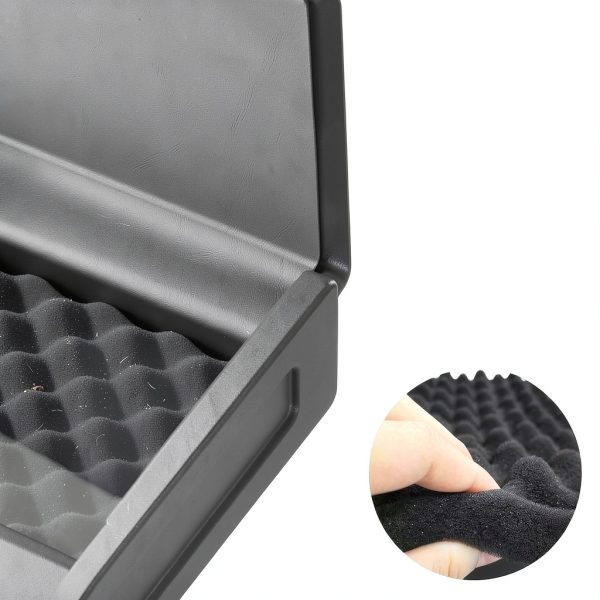 Grimtron Biometric Gun Safe for Handgun – 100 Fingerprints, Gray GM07-6