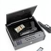 Gun Safe MOLICAR Biometric Safe with LCD Temp/Humidity and USB‑C Power-4