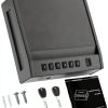 Grimtron Biometric Gun Safe for Handgun – 100 Fingerprints, Gray GM07-7
