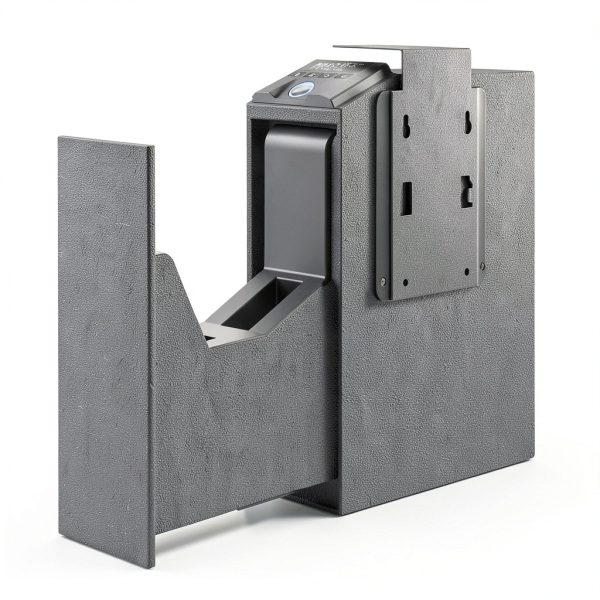 Slider Hidden Handgun Safe VoleStay Biometric Smart Black 9.5"-6