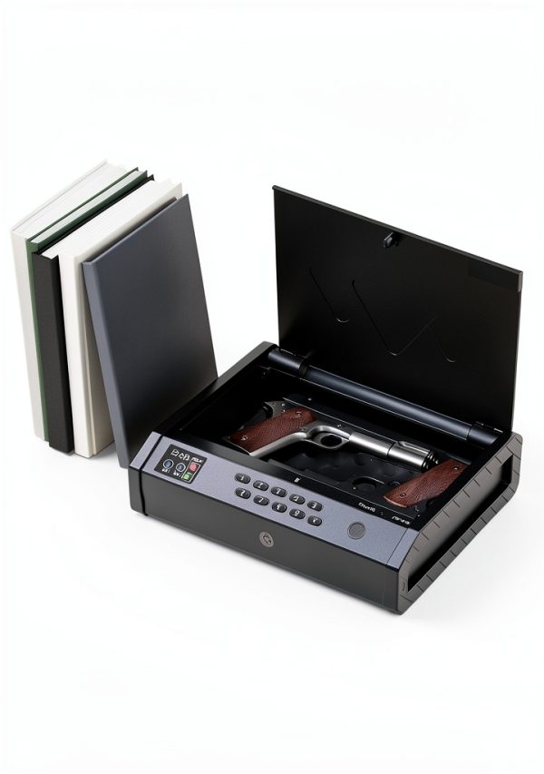Gun Safe movgul Biometric LCD with Temp/Humidity Display, Black-6