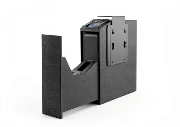 Slider Hidden Handgun Safe VoleStay Biometric Smart Black 9.5"-5