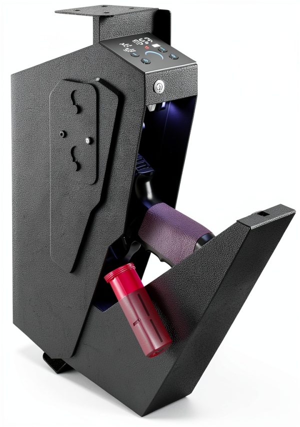 Quick Access Biometric Gun Safe KornerBatl Fingerprint Key-0