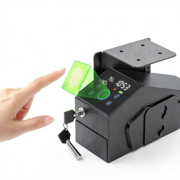 Quick Access Biometric Gun Safe KornerBatl Fingerprint Key-1