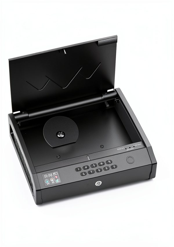 Gun Safe movgul Biometric LCD with Temp/Humidity Display, Black-5