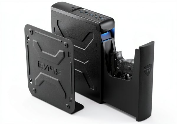 Gun Safe RPNB Carbon Knight Biometric Sliding Door Nightstand-0