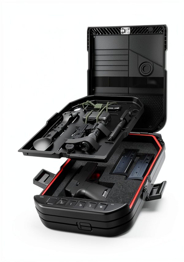 VAULTEK LifePod 20 Full-Size Biometric Weatherproof Case Black-1